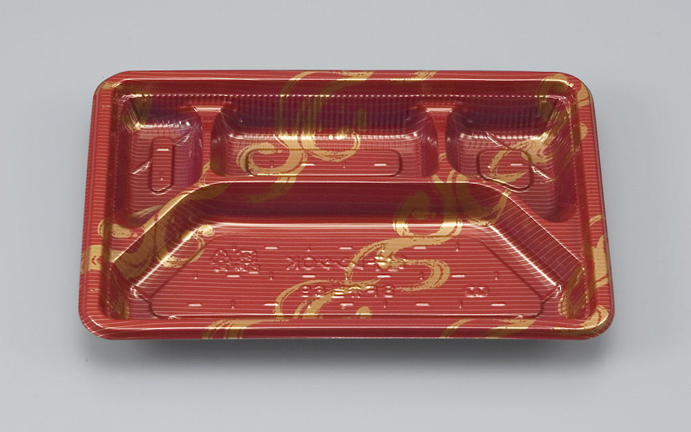 弁当容器 BF弁当69 赤なると本体（B）