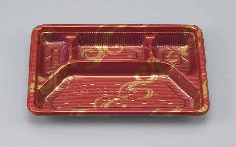 弁当容器 BF弁当69 赤なると本体（B）
