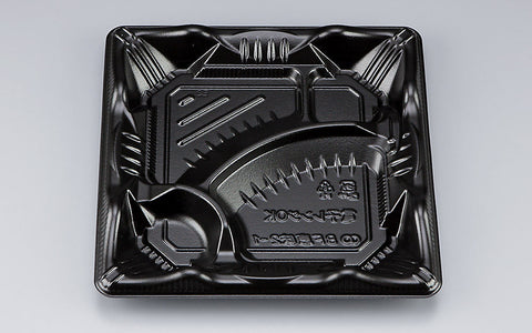弁当容器 BF恵味2-1 黒本体（N）