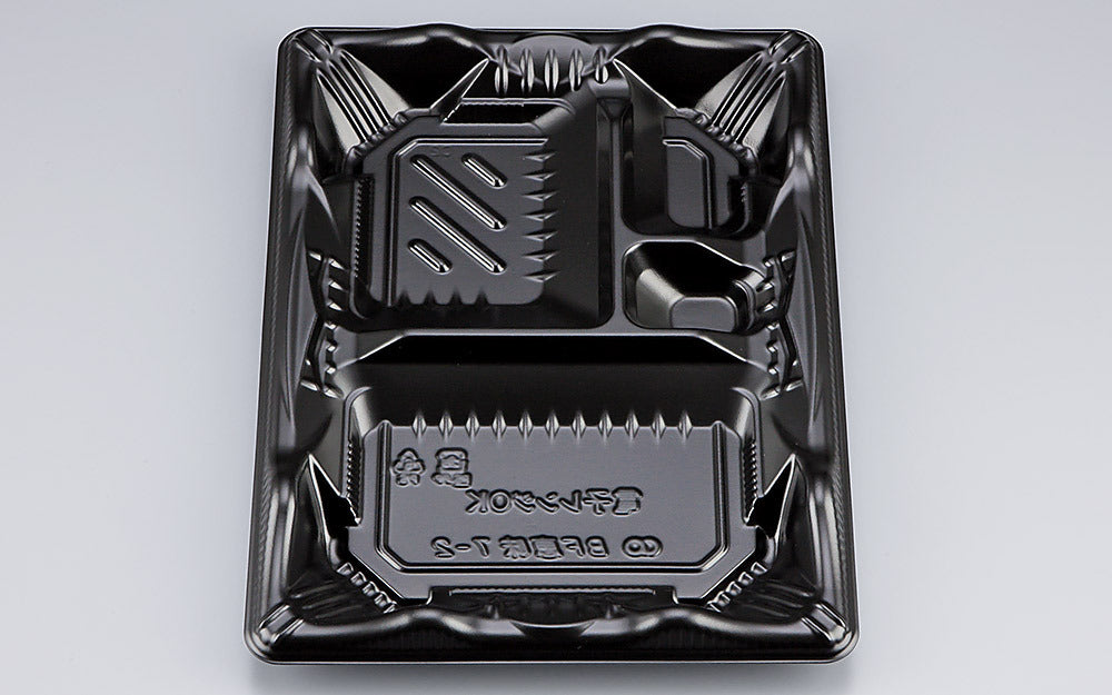 弁当容器 BF恵味7-2 黒本体（N）