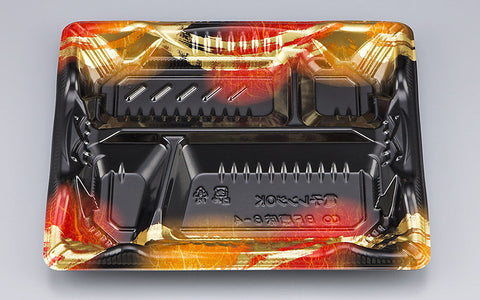 弁当容器 BF恵味8-4 天舞赤本体（N）