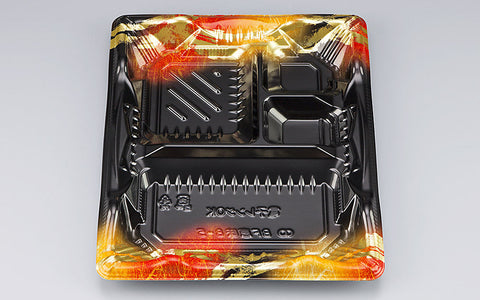 弁当容器 BF恵味8-5 天舞赤本体（N）