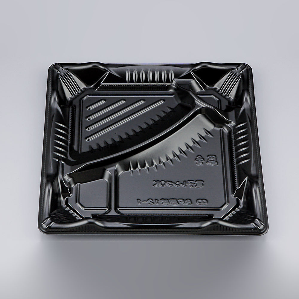 弁当容器 BF恵味12-1 黒本体（N）