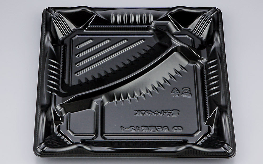 弁当容器 BF恵味12-1 黒本体（N）