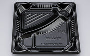 弁当容器 BF恵味12-1 黒本体（N）