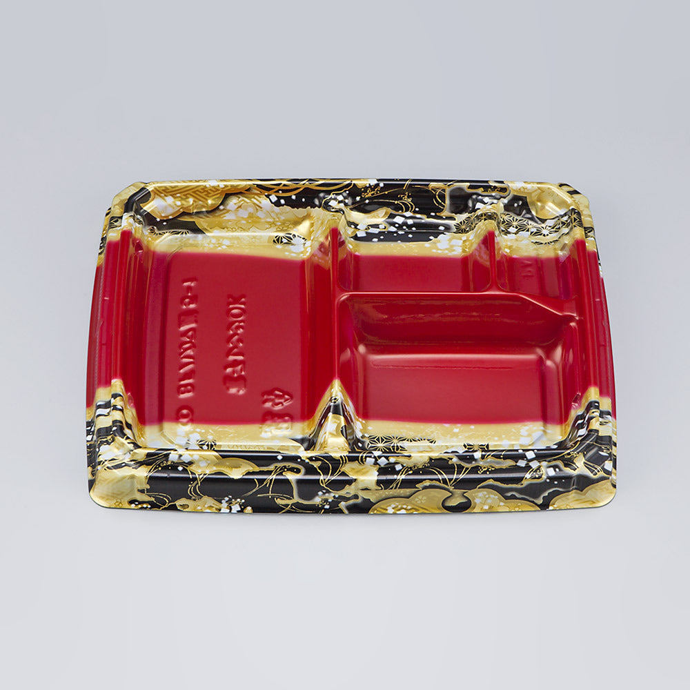 弁当容器 BFハカマ膳5-1 国風赤本体（N）