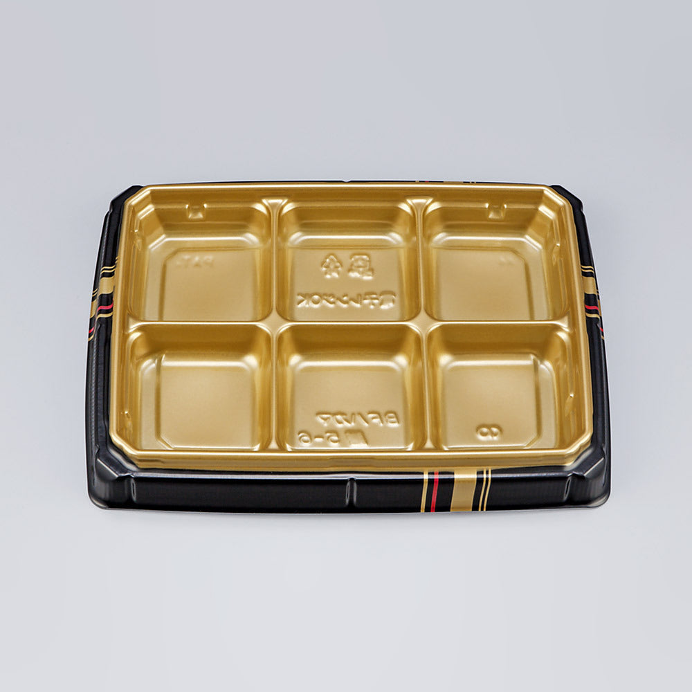 弁当容器 BFハカマ膳5-6 四辻金本体（N）