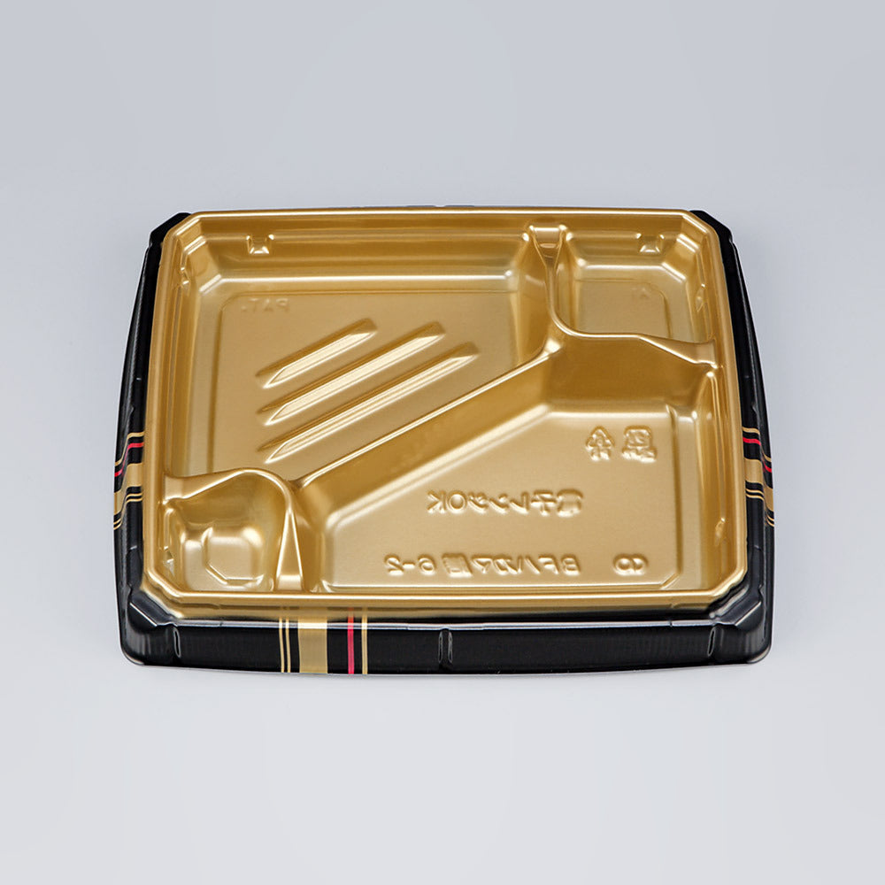 弁当容器 BFハカマ膳6-2 四辻金本体（N）