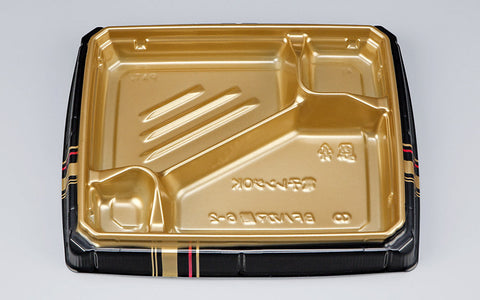 弁当容器 BFハカマ膳6-2 四辻金本体（N）