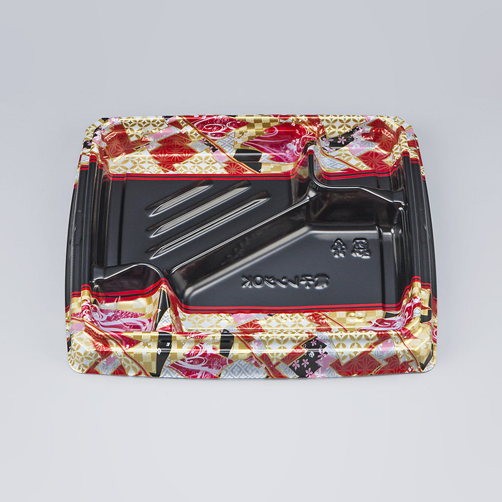 弁当容器 BFハカマ膳6-2 鶴姫赤本体（N）