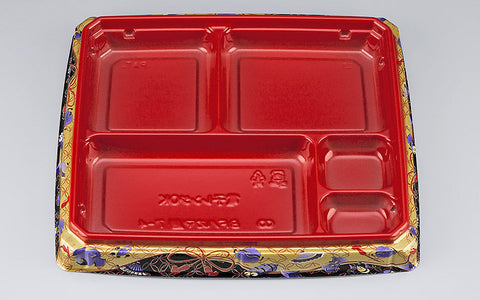 弁当容器 BFハカマ膳7-4 こづち赤本体（N）