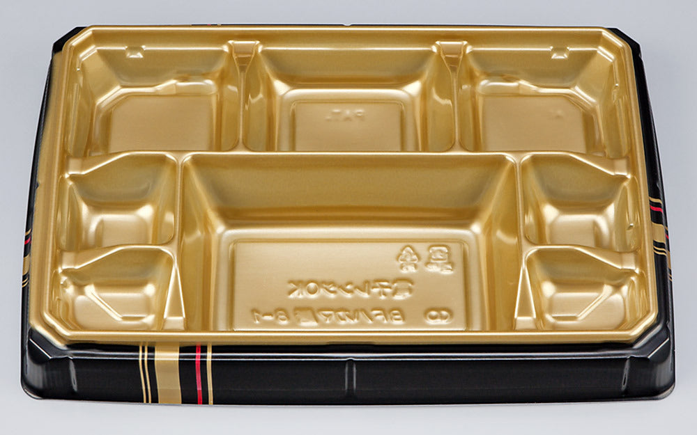 弁当容器 BFハカマ膳8-1 四辻金本体（N）