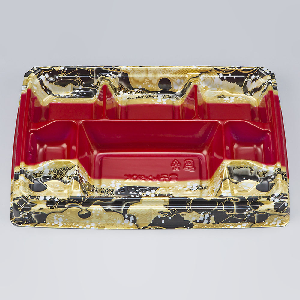 弁当容器 BFハカマ膳8-1 国風赤本体（N）