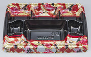 弁当容器 BFハカマ膳8-1 鶴姫赤本体（N）