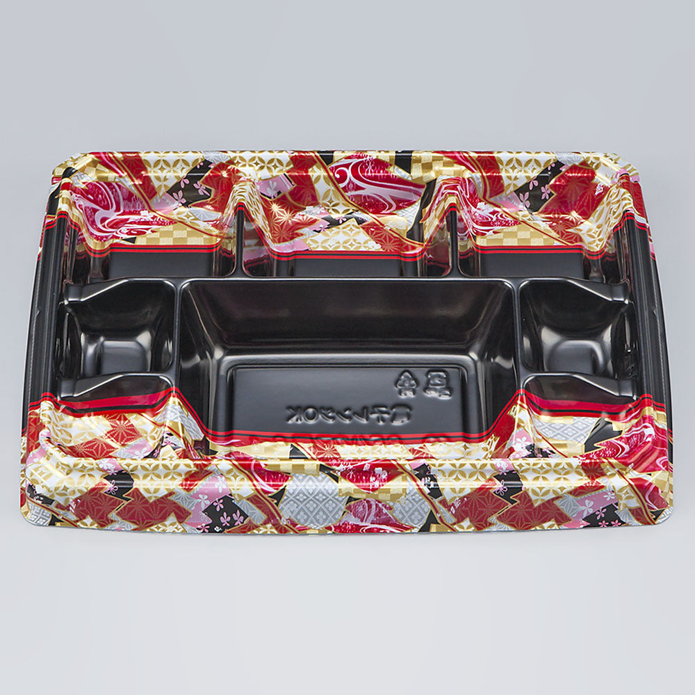 弁当容器 BFハカマ膳8-1 鶴姫赤本体（N）