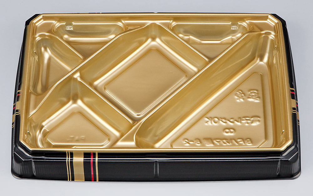 弁当容器 BFハカマ膳8-2 四辻金本体（N）