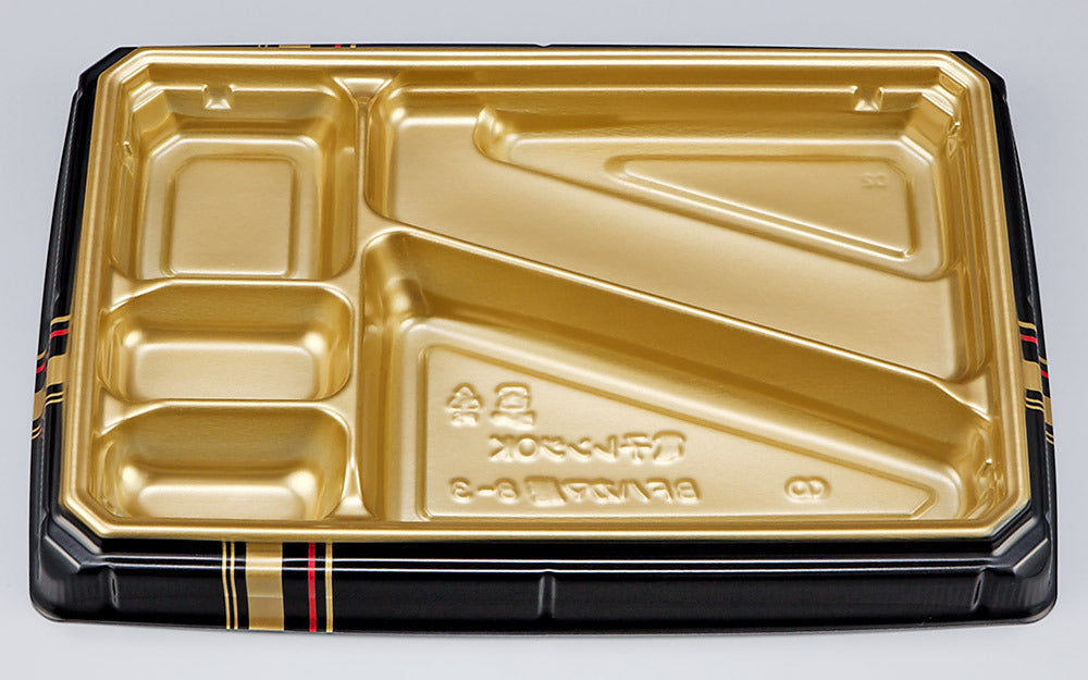 弁当容器 BFハカマ膳8-3 四辻金本体（N）