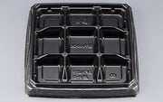 弁当容器 BFハカマ膳9-2 黒板目本体（N）