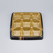 弁当容器 BFハカマ膳9-2 四辻金本体（N）