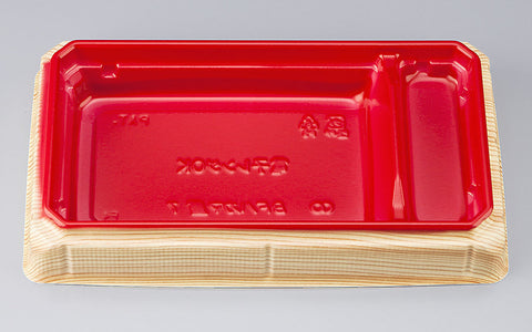 丼・重 BFハカマ重7 杉板赤本体（N）