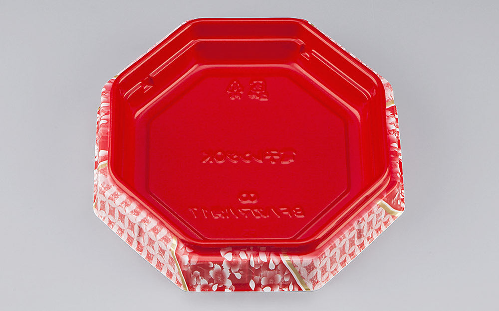 弁当容器 BFハカマ八角17 花織本体（N）