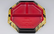 弁当容器 BFハカマ八角20-3 雅赤本体（N）