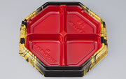 弁当容器 BFハカマ八角20-4 雅赤本体（N）