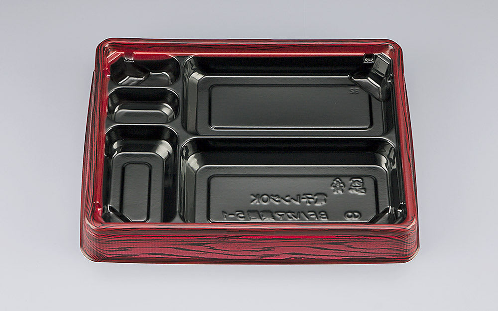 弁当容器 BFハカマ集膳5-1 ローズW本体（N）