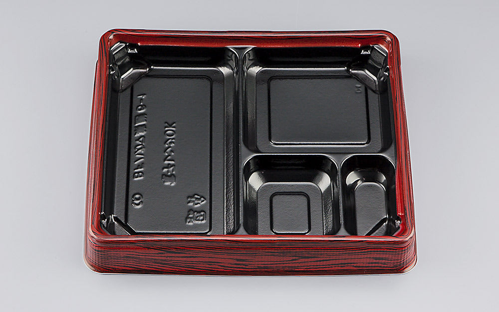 弁当容器 BFハカマ集膳6-1 ローズW本体（N）