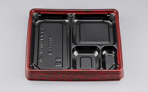 弁当容器 BFハカマ集膳6-1 ローズW本体（N）