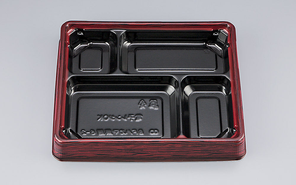 弁当容器 BFハカマ集膳6-2 ローズW本体（N）