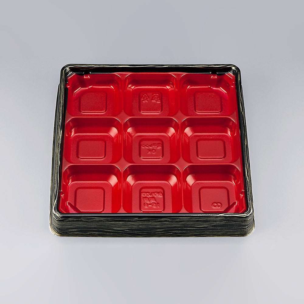 弁当容器 BFハカマ集膳15-9 金板目本体（N）