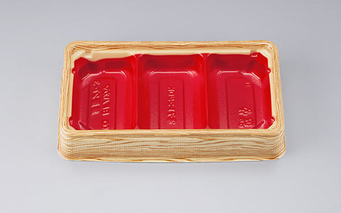 丼・重 BFハカマ集重27-3 杉板赤本体（N）