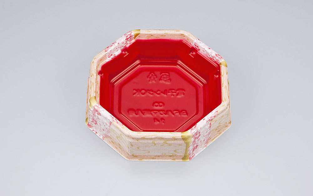 弁当容器 BFハカマ集八角14 花風月本体（N）