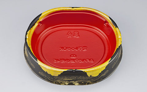 寿司容器 BFハカマ集小判45みやこ扇赤本体（N）