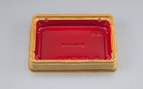 寿司容器 BFハカマ集折10 杉板赤本体（N）