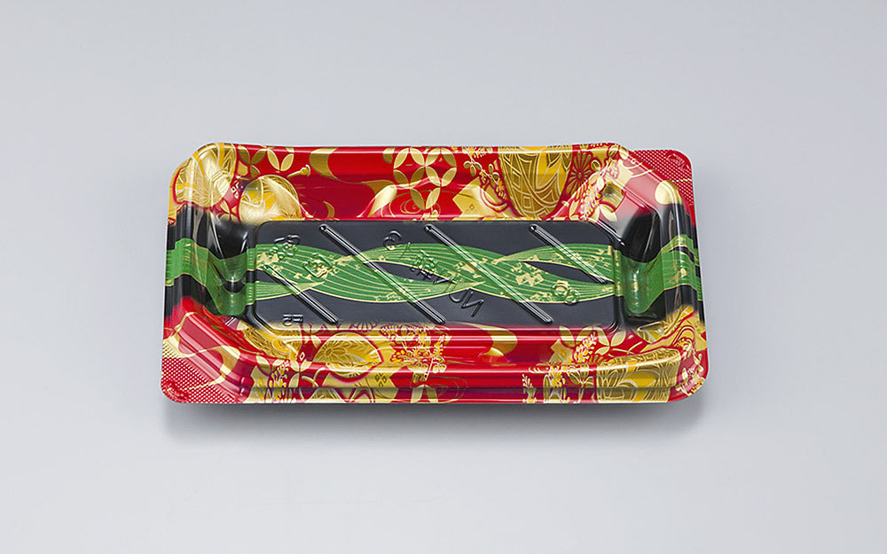 寿司容器 NUN鞆13 結笹赤本体