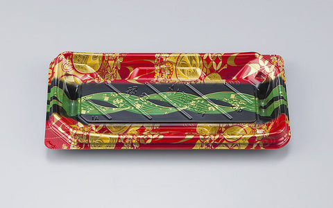 寿司容器 NUN鞆14 結笹赤本体