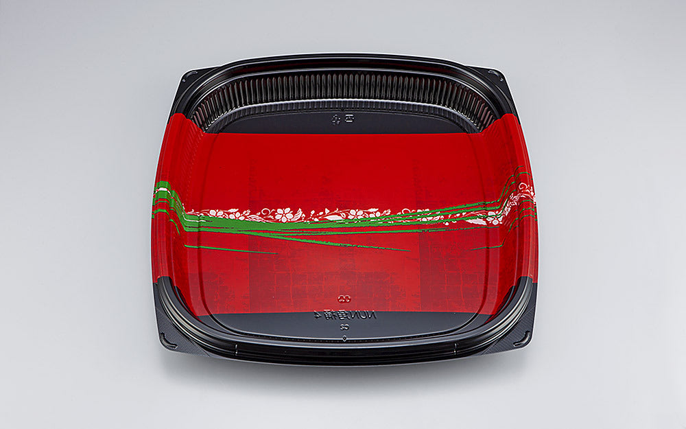 寿司桶 NUN角桶4 秀英赤本体