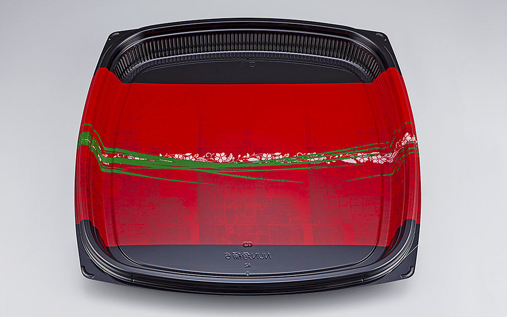 寿司桶 NUN角桶6 秀英赤本体