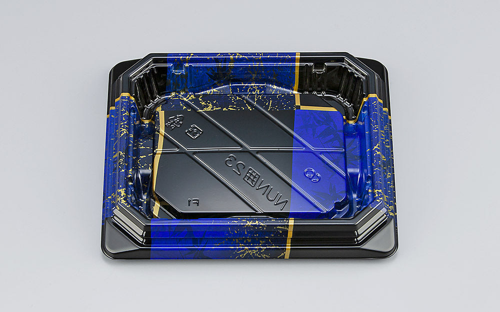 寿司容器 NUN囲23 彩角青本体