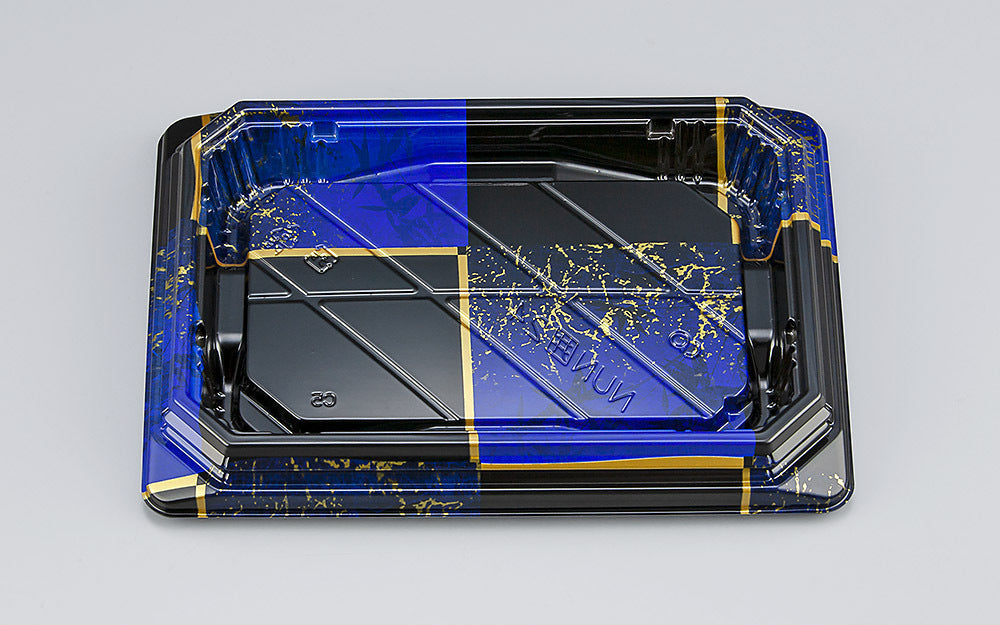 寿司容器 NUN囲24 彩角青本体