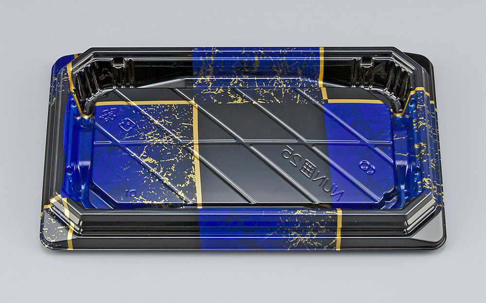 寿司容器 NUN囲25 彩角青本体