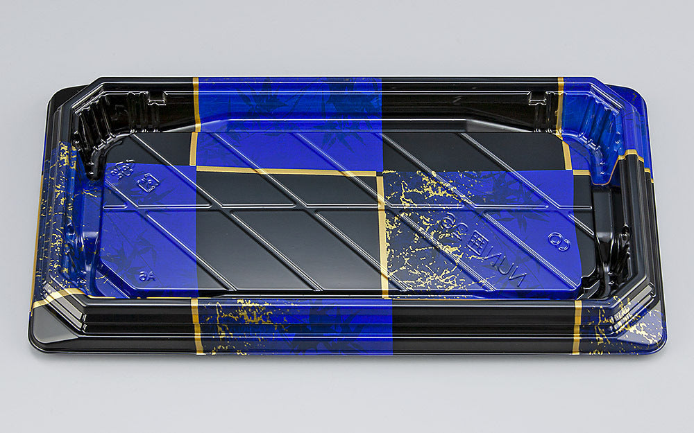 寿司容器 NUN囲26 彩角青本体