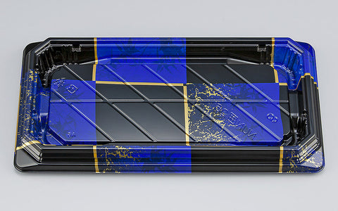 寿司容器 NUN囲26 彩角青本体