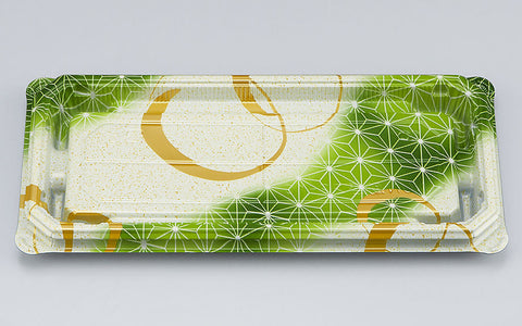 寿司容器 NUN助盛22-10 あさ月緑本体