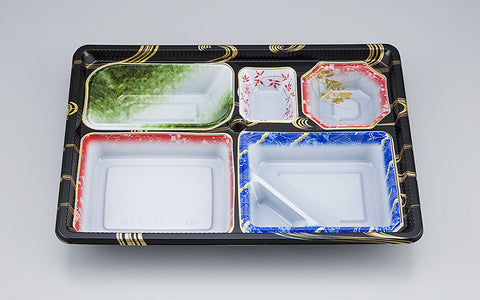 仕出し容器 CU-230 曲水本体（N）