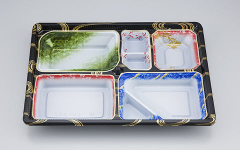 仕出し容器 CU-233 曲水本体（N）