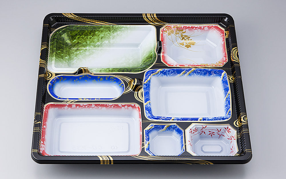 仕出し容器 CU-235 曲水本体（N）