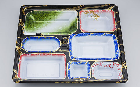 仕出し容器 CU-237 曲水本体（N）